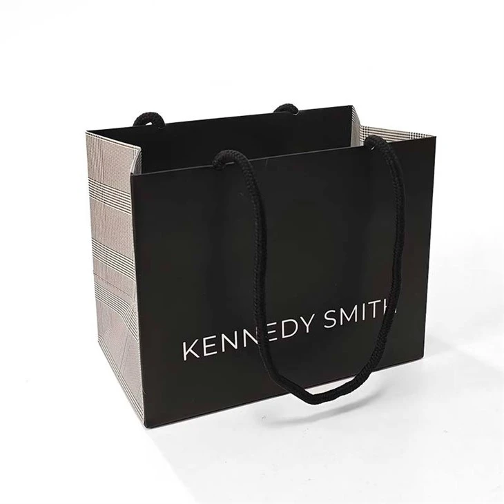 Custom Black Paper Bags high quality